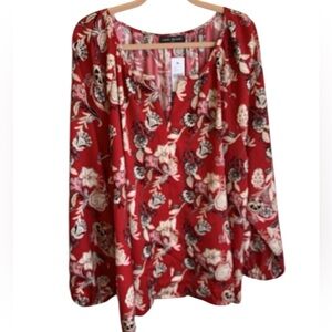 NWT- LaneBryant Plus Size 26/28 Women’s Red Top
